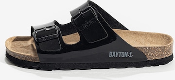 Bayton - Sapato aberto 'Tracy' em preto: frente