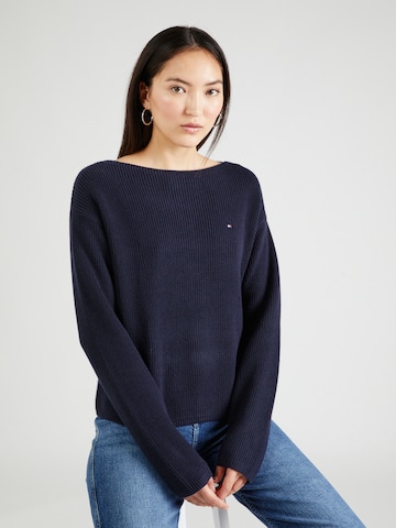 Pull-over TOMMY HILFIGER en bleu : devant