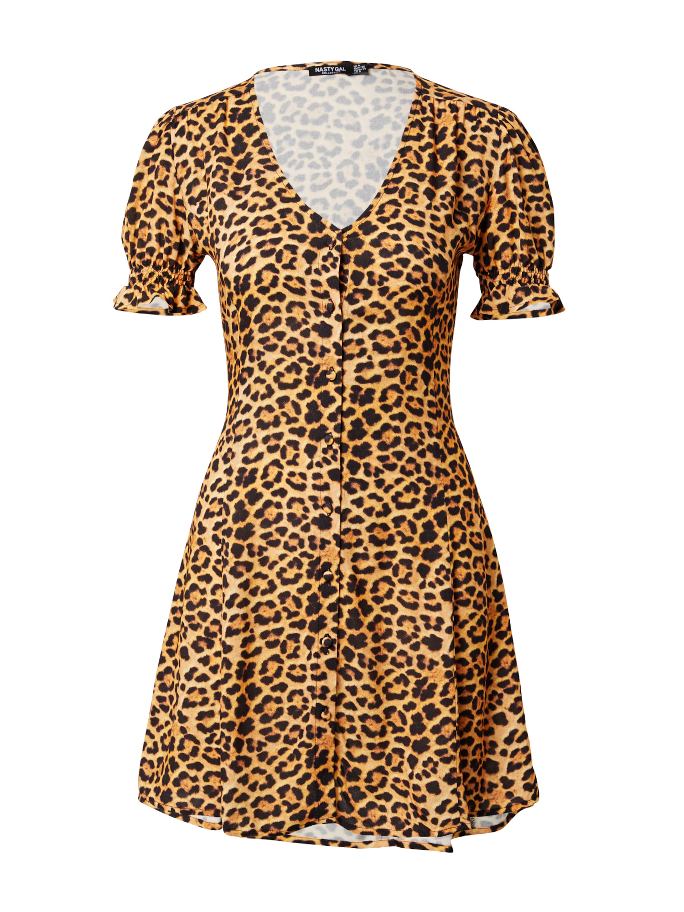 Nasty Gal Платье в Коричневый: спереди