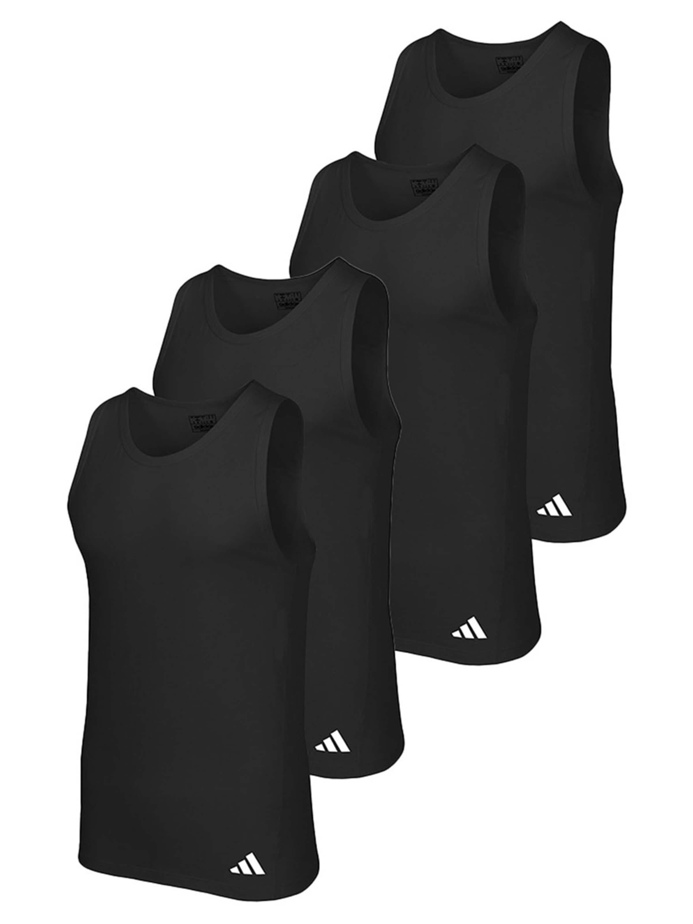 ADIDAS SPORTSWEAR Undershirt 'Active Flex Cotton Ergonomic' in Black: front