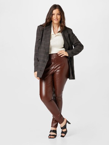 Skinny Leggings 'Katy' EVOKED en marron