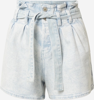 HOLLISTER Loosefit Bandplooi jeans in Blauw: voorkant