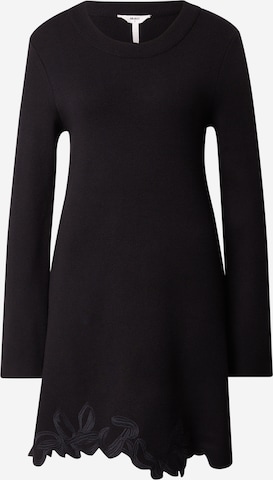 OBJECTPletena haljina 'OBJEDISON' - crna boja: prednji dio