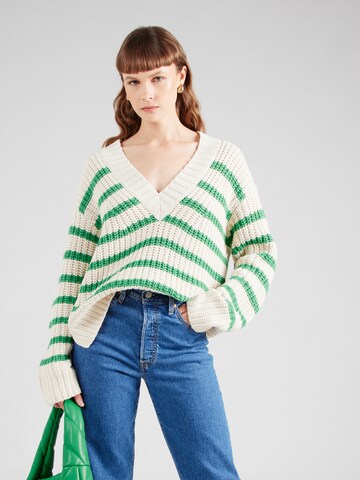 Munthe Sweater 'ORGANIZE' in Green