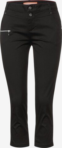 STREET ONE Regular Pants in Black: front