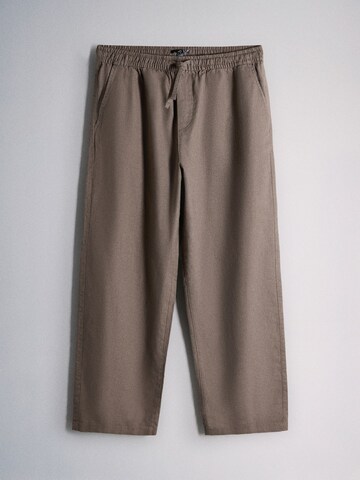 Regular Pantalon The Set en marron