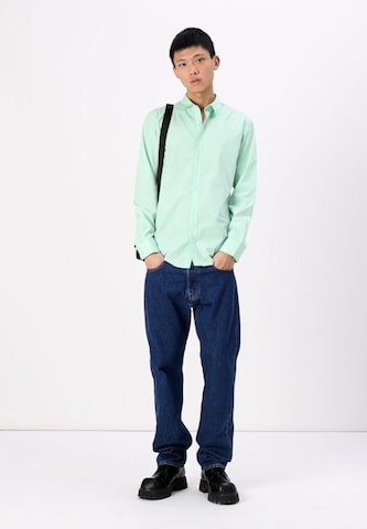 JACK & JONES - Slim Fit Camisa 'JJJOE' em verde