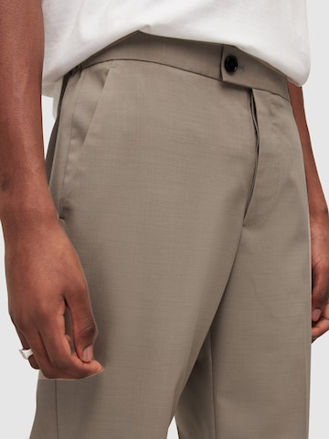 pilka AllSaints Standartinis Kelnės su kantu 'CAPULET'