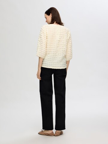 T-shirt SELECTED en beige