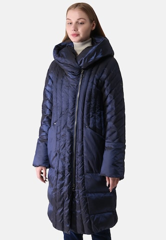 baronia Winter Coat in Blue: front