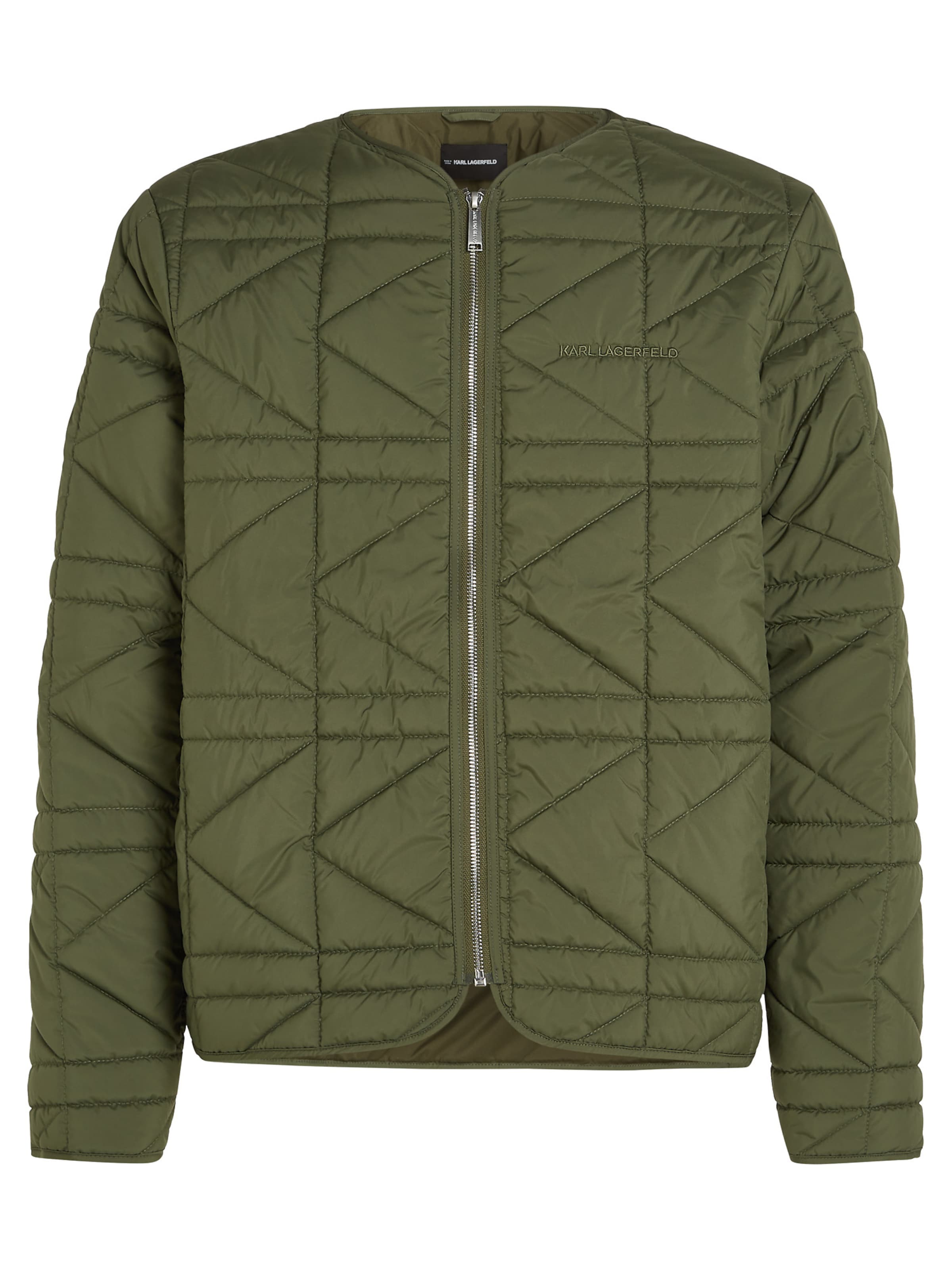 Karl Lagerfeld Between-season jacket in Green: front