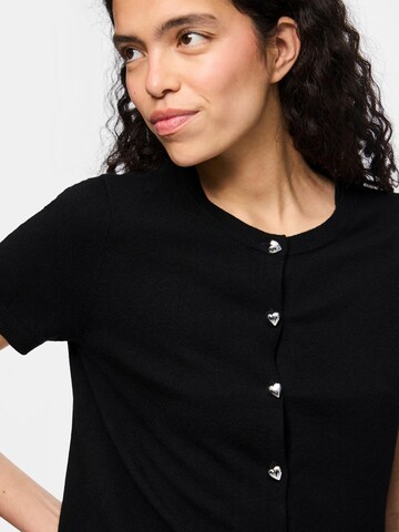 Cardigan 'PCOrina' PIECES en noir