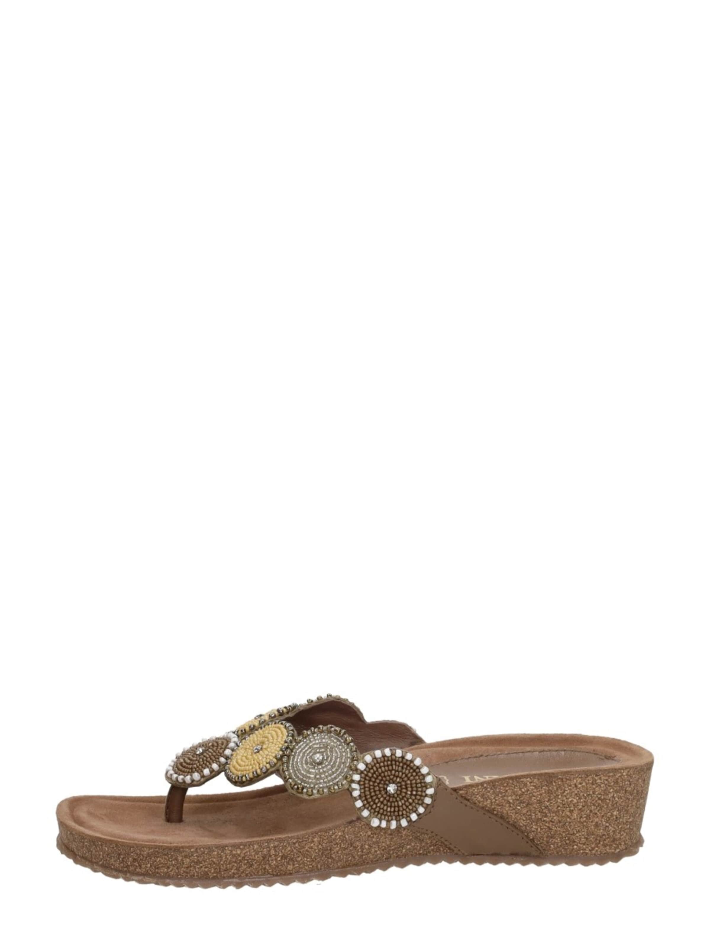 Séparateur d'orteils 'Teenslippers' LAZAMANI en beige : devant