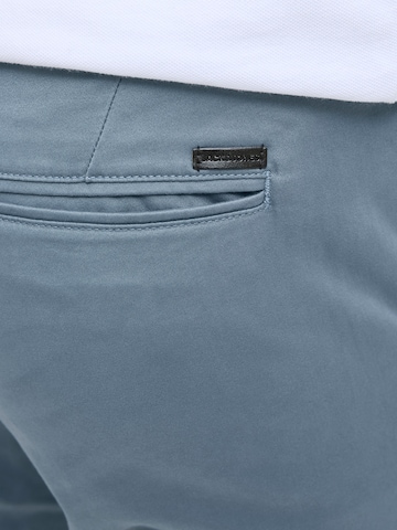 JACK & JONES - Slimfit Pantalón chino 'JJIMARCO JJBOWIE' en azul
