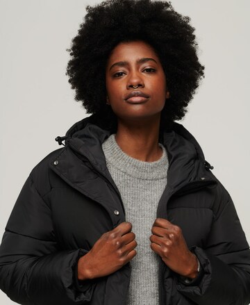 Manteau d’hiver Superdry en noir