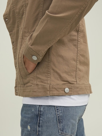 JACK & JONES Between-Season Jacket 'Alvin' in Brown