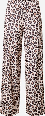 ABOUT YOU Loosefit Housut 'Caja' värissä beige: etupuoli