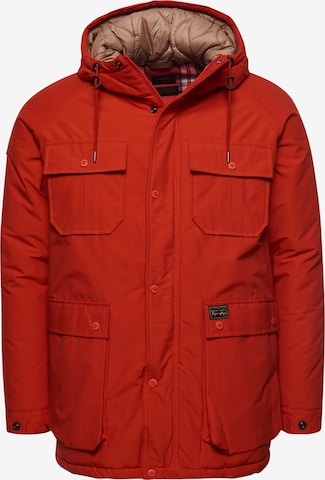 Superdry Winter Parka 'Mountain' in Red: front