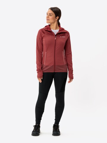 VAUDE Functionele fleece jas 'Tekoa II' in Rood