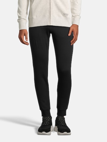 Regular Pantalon AÉROPOSTALE en noir : devant