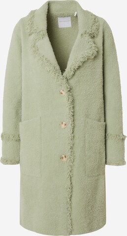 RINO & PELLE Knitted Coat 'Catena' in Green: front