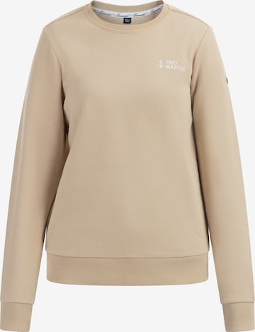 DreiMaster Maritim Sweatshirt 'Kilata' in Beige: front