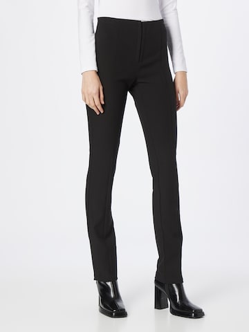 Coupe slim Pantalon Calvin Klein Jeans en noir : devant