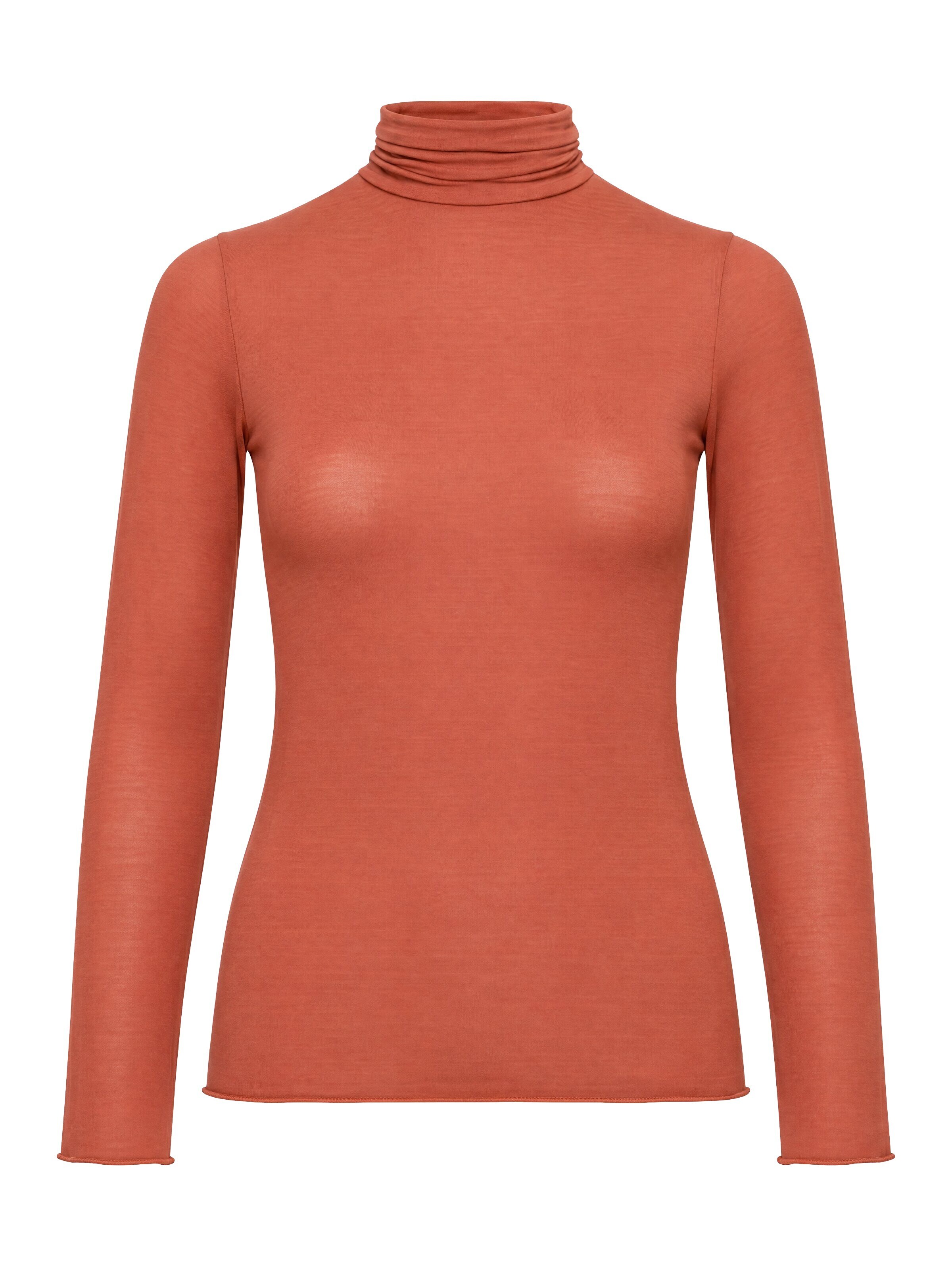 Ciocca Unterhemd 'Body Dolcevita Manica Lunga in Cashmere e Modal'‌‌‌‌ in Orange: Vorderseite