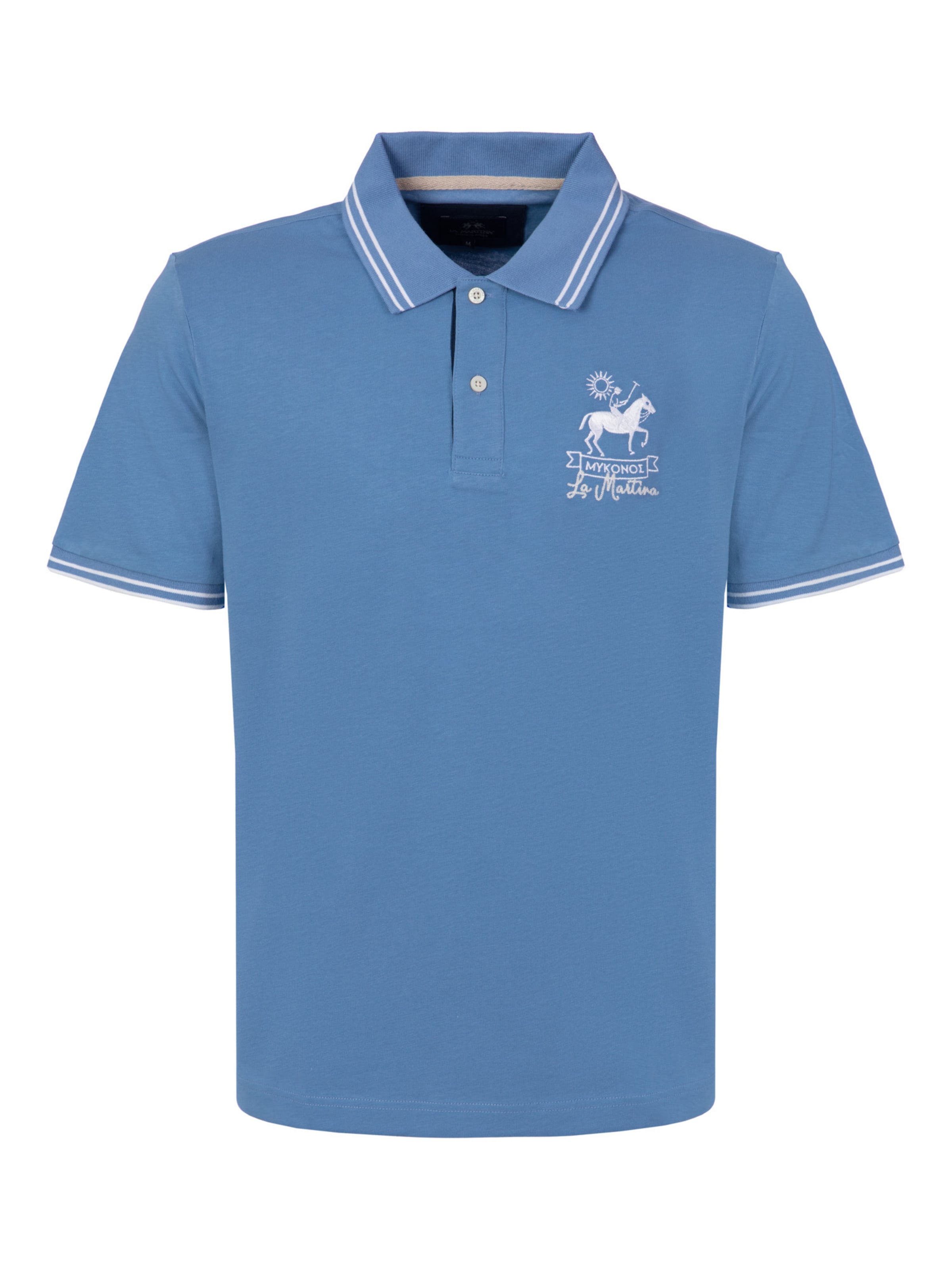 La Martina Poloshirt in Blau: Vorderseite
