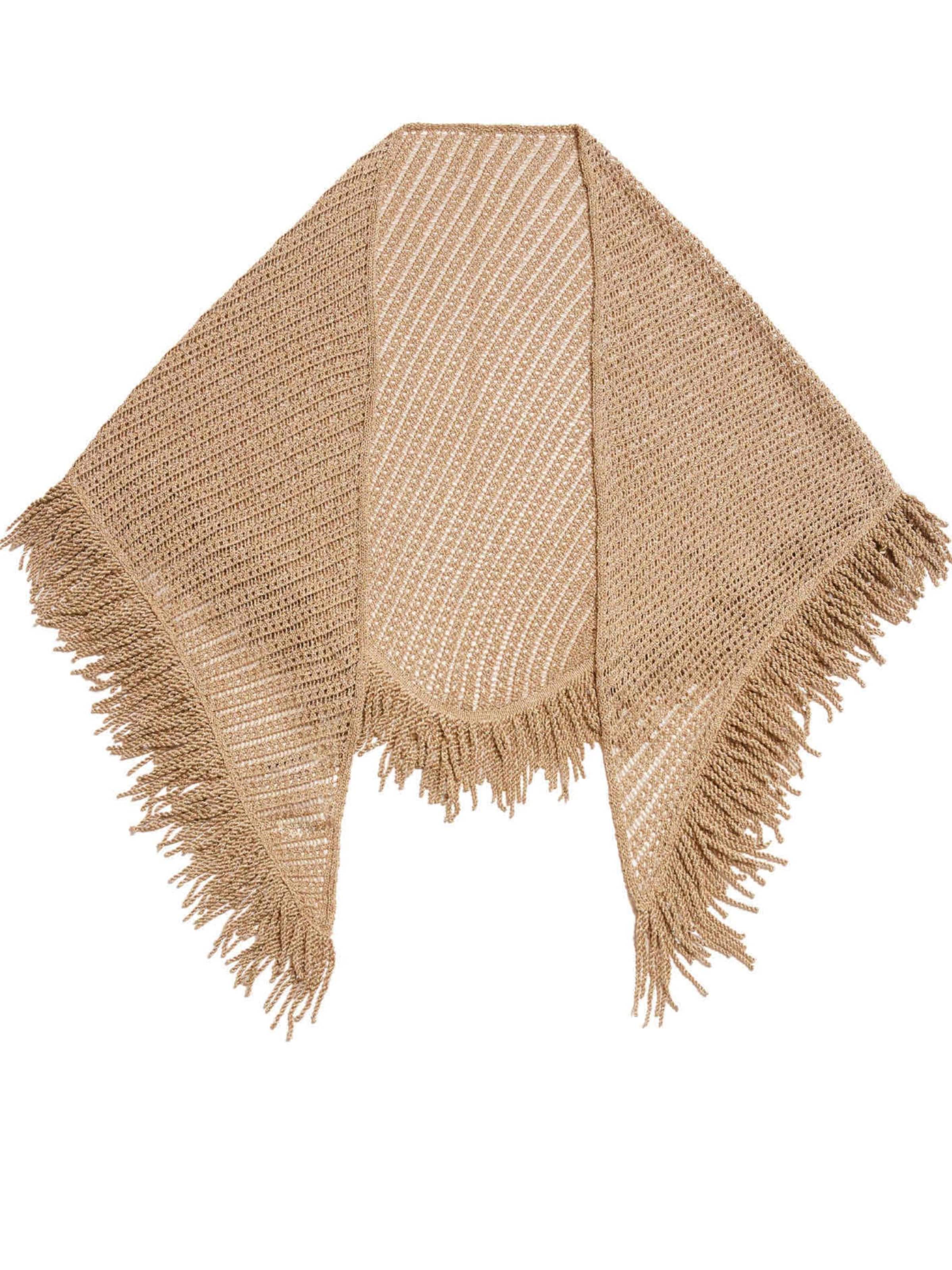 Simona Corsellini Scarf in Beige: front