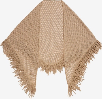 Écharpe Simona Corsellini en beige : devant