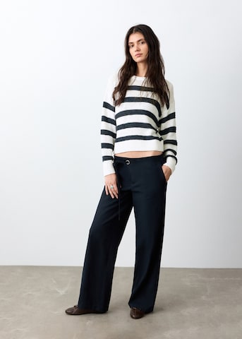 MANGO TEEN Pullover 'Naval' in Weiß: Vorderseite