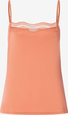 Haut ' Ciri ' Hanro en orange : devant