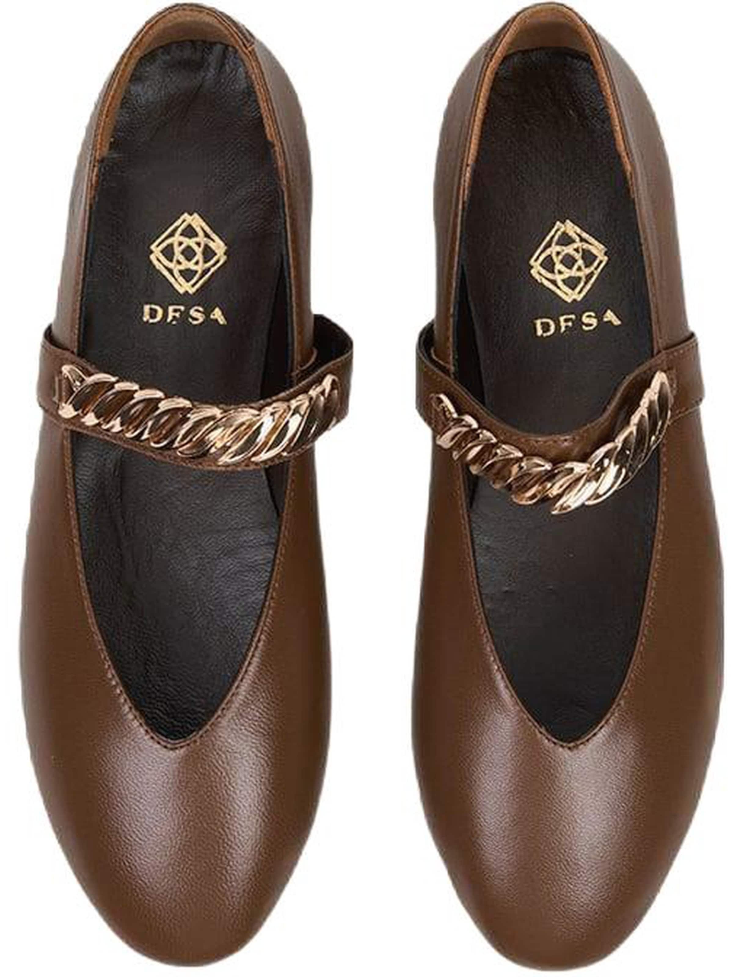 Ballerines 'Ballerinen' Desa en marron