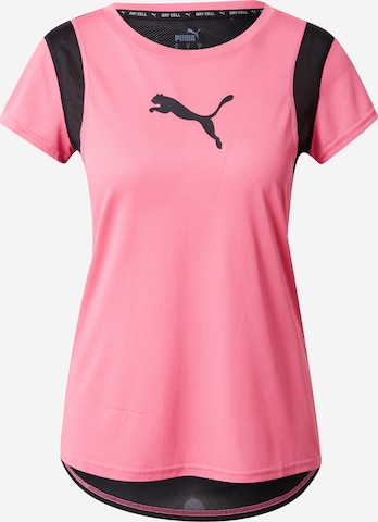 PUMA Toiminnallinen paita 'TRAIN ALL DAY' värissä vaaleanpunainen: edessä