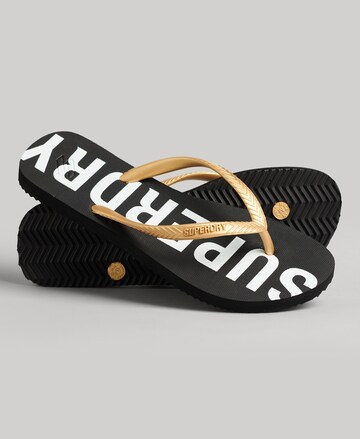 Superdry Teenslipper 'Code Essential' in Goud