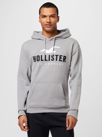 HOLLISTER Mikina – šedá: přední strana