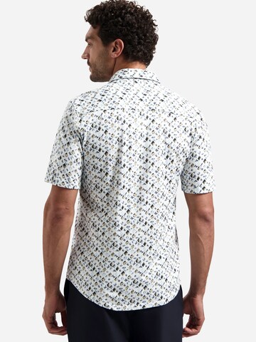 No Excess Regular Fit Hemd in Blau