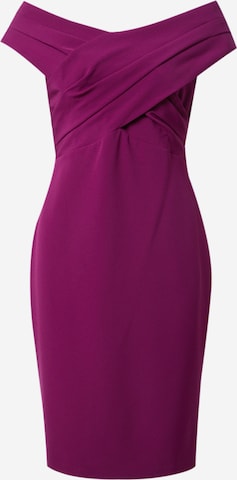 Lauren Ralph Lauren Koktejlové šaty 'IRENE' – fialová: přední strana