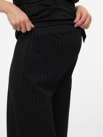 MAMALICIOUS - Pierna ancha Pantalón 'MLTALIA' en negro