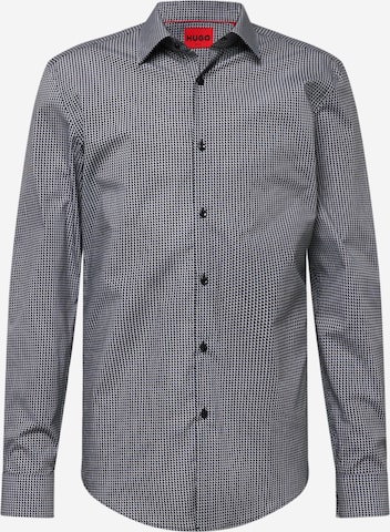 HUGO Button Up Shirt 'Kenno' in Black: front