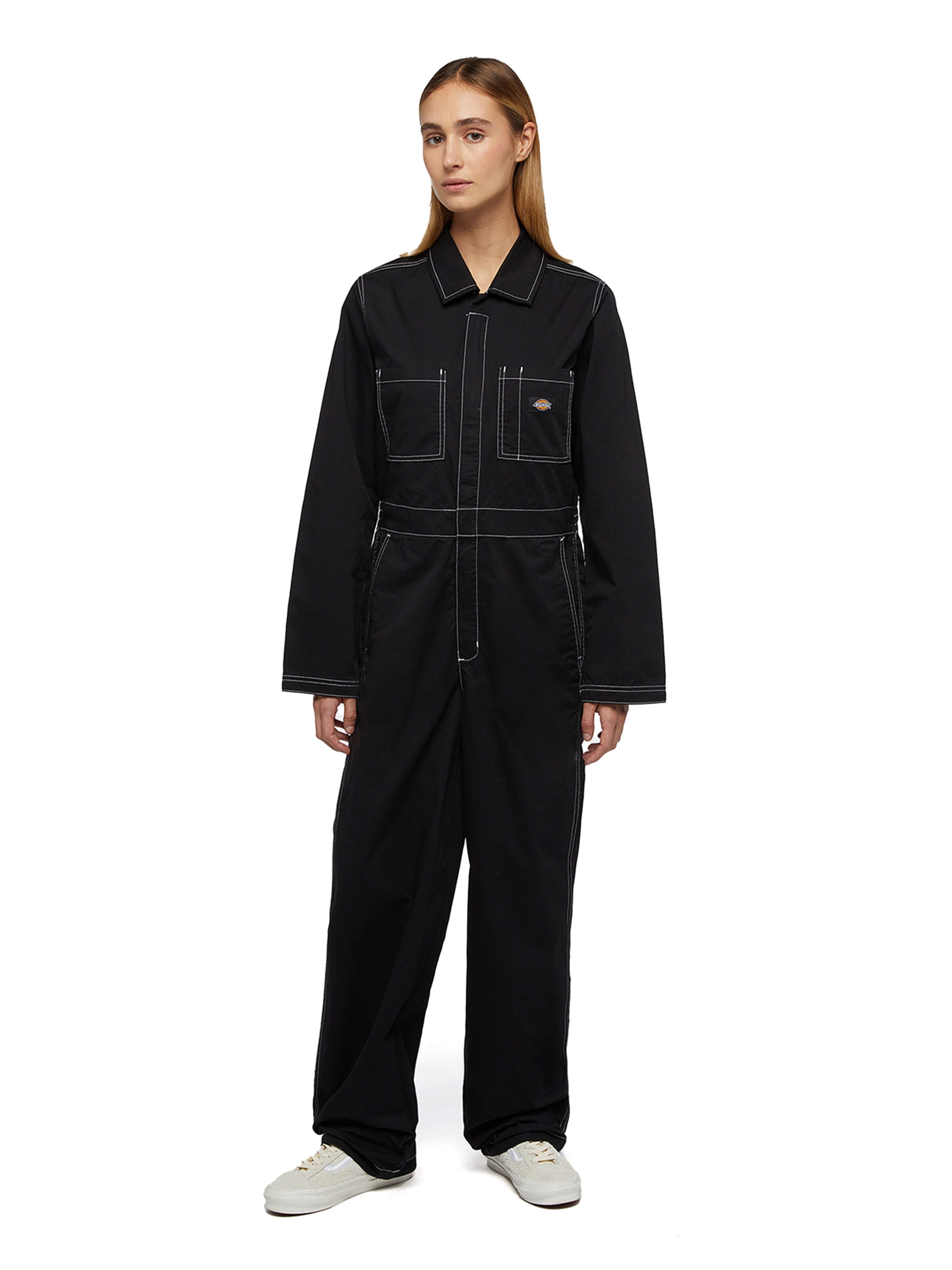 Tuta jumpsuit 'SUN PRARIE' di DICKIES in nero