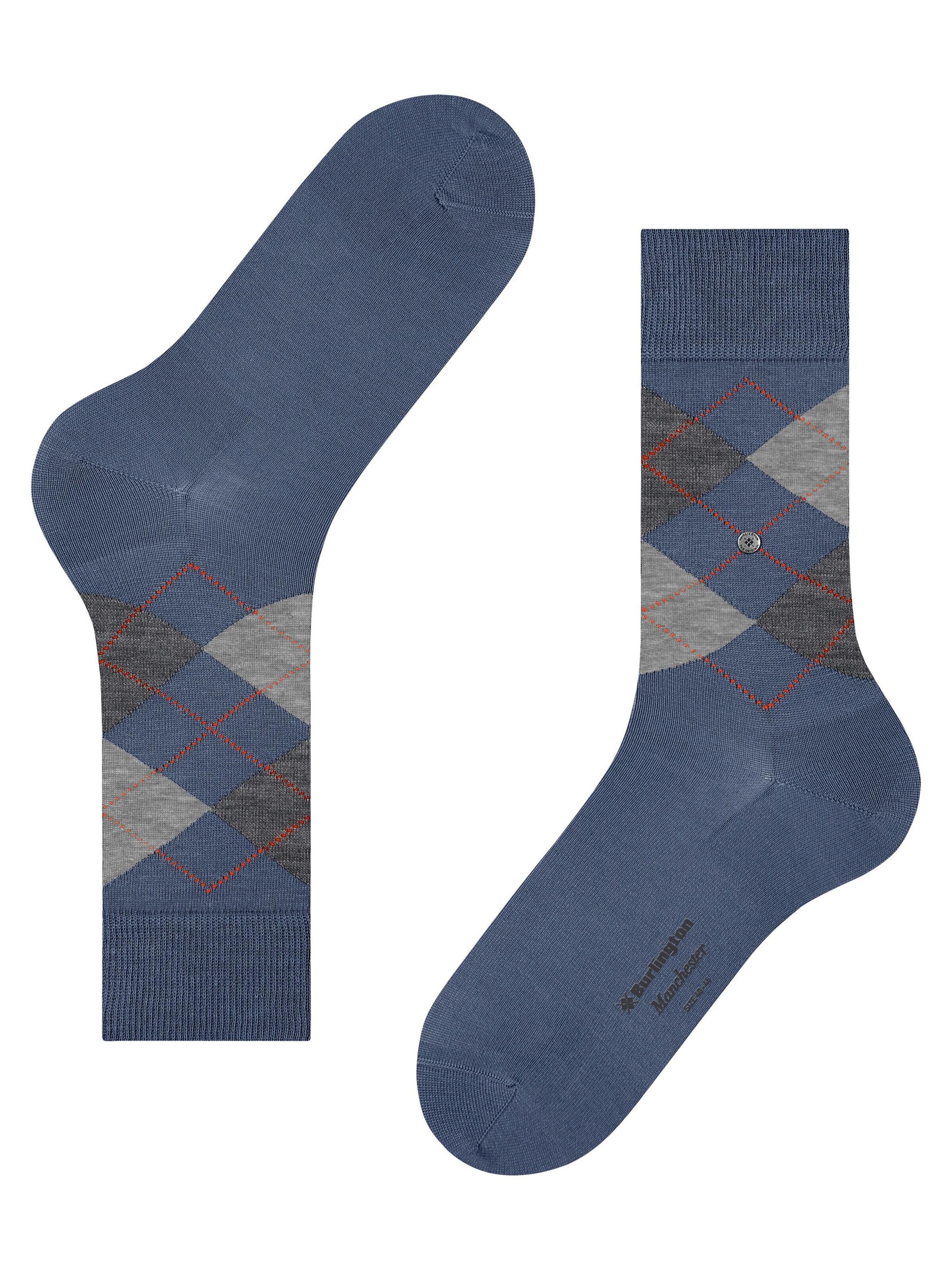 BURLINGTON Socks 'Manchester' in Blue