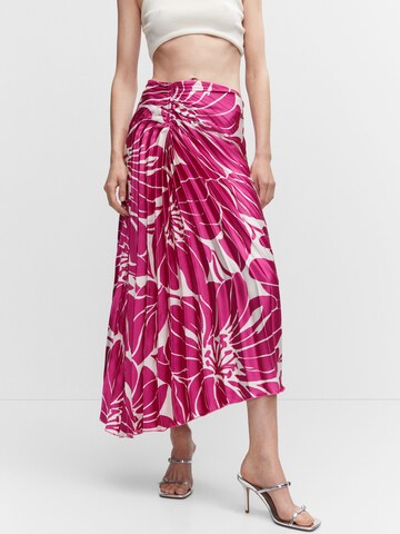 MANGO Skirt 'Fresia' in Pink: front