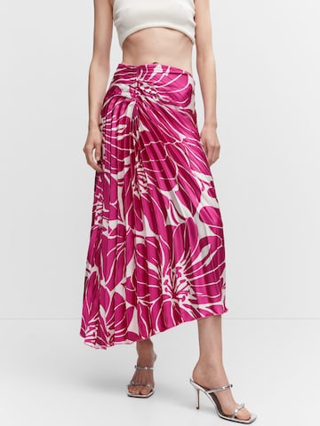 MANGO Skirt 'Fresia' in Pink: front