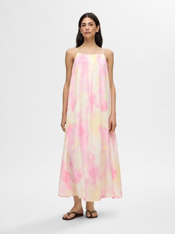 SELECTED FEMME Letní šaty 'EVELINA' – pink: přední strana