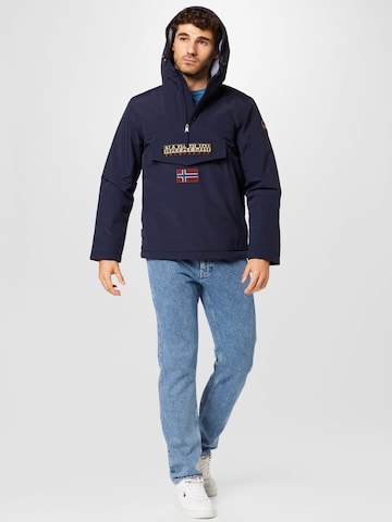 NAPAPIJRI Between-Season Jacket 'Rainforest' in Blue