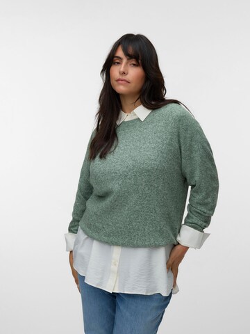 Pullover 'VMCDoffy' di Vero Moda Curve in verde: frontale