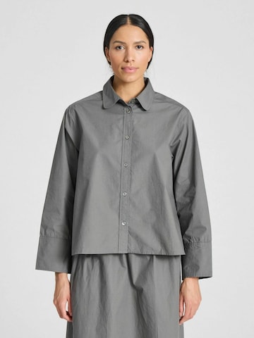 Gai+Lisva Shirt ' Flora ' in Grey: front