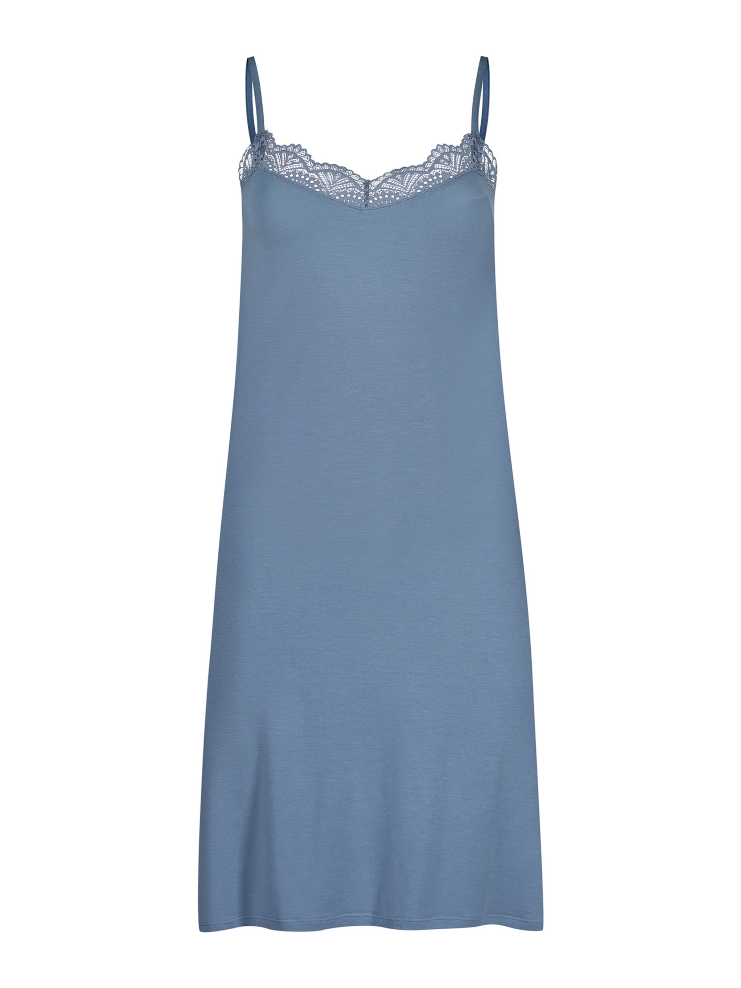 Skiny Koszula nocna w kolorze niebieski: przód